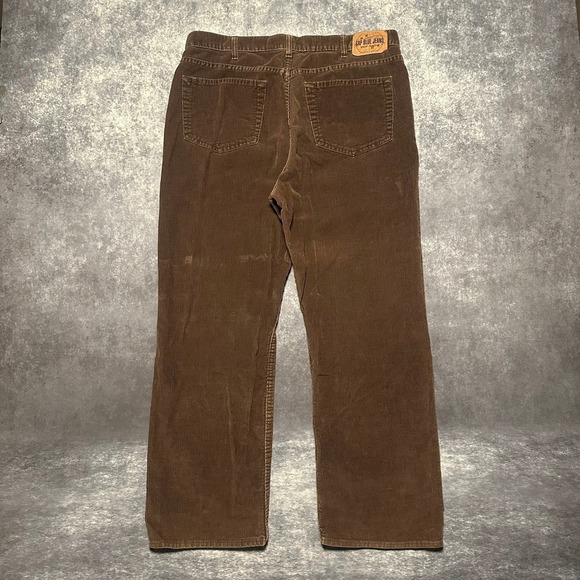 GAP Blue Jeans Mens Brown Corduroy Boot Fit Pants Size 36x30 - Picture 2 of 7